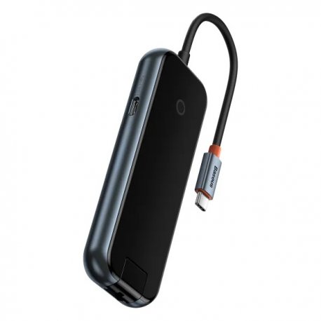 HUB Baseus AcmeJoy 5in1 (Type-C to 2xUSB3.0 + USB2.0 + Type-C PD&Data) Dark Dray (WKJZ010113)