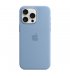 Чехол Apple iPhone 15 Pro Max Silicone Case with MagSafe Winter Blue (MT1Y3)