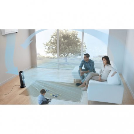 Тепловентилятор + вентилятор (напольный) Dyson AM09 Hot + Cool Tower Jet Focus White (473400-011) EU