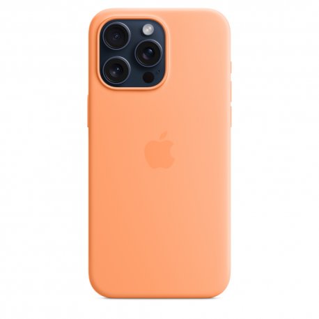Чохол Apple iPhone 15 Pro Max Silicone Case with MagSafe Orange Sorbet (MT1W3)