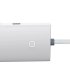 HUB Baseus Lite Series 4-in-1 (USB-A to USB 3.0*4) (0.25m) White (WKQX030002)