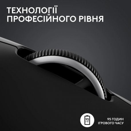 Миша ігрова бездротова Logitech G Pro X Superlight 2 Lightspeed Wireless Black (910-006630)