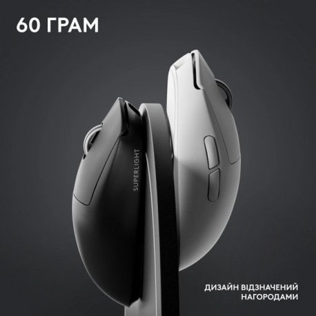 Миша ігрова бездротова Logitech G Pro X Superlight 2 Lightspeed Wireless White (910-006638)