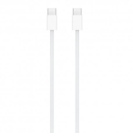 Кабель Apple USB-C Woven Charge Cable 60W (1m) White (MQKJ3) (No box)