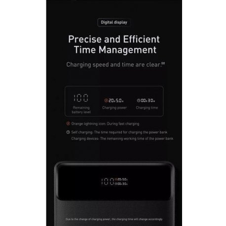 Внешний аккумулятор Baseus Blade Digital Display 20000 mAh PD 100W Black (PPDGL-01)