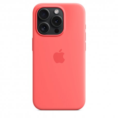 Чехол Apple iPhone 15 Pro Silicone Case with MagSafe Guava (MT1G3)