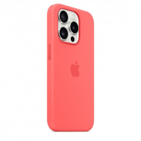 Чехол Apple iPhone 15 Pro Silicone Case with MagSafe Guava (MT1G3)