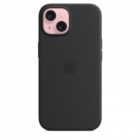 Чохол Apple iPhone 15 Silicone Case with MagSafe Black (MT0J3)