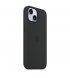 Чохол Apple iPhone 15 Silicone Case with MagSafe Black (MT0J3)