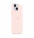 Чохол Apple iPhone 15 Silicone Case with MagSafe Light Pink (MT0U3)