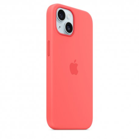 Чохол Apple iPhone 15 Silicone Case with MagSafe Guava (MT0V3