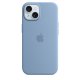 Чехол Apple iPhone 15 Silicone Case with MagSafe Winter Blue (MT0Y3)