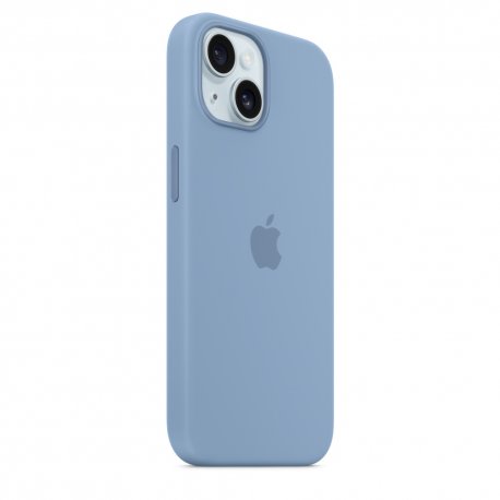 Чохол Apple iPhone 15 Silicone Case with MagSafe Winter Blue (MT0Y3)