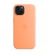 Чехол Apple iPhone 15 Silicone Case with MagSafe Orange Sorbet (MT0W3)