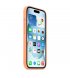 Чехол Apple iPhone 15 Silicone Case with MagSafe Orange Sorbet (MT0W3)