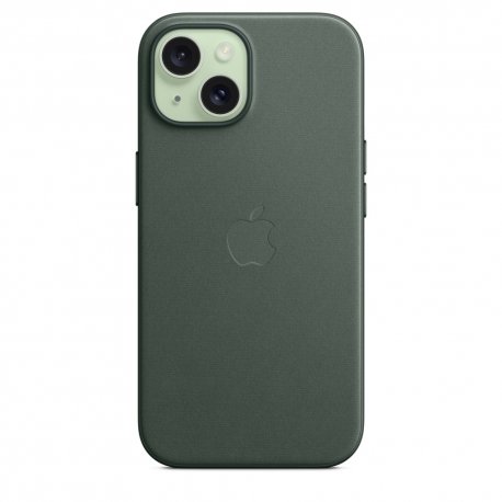 Чохол Apple iPhone 15 FineWoven Case with MagSafe Evergreen (MT3J3)