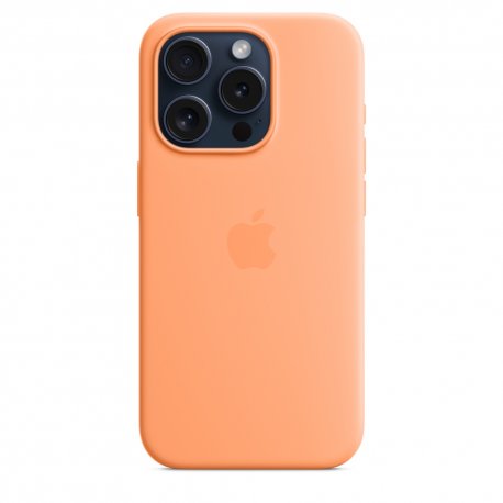 Чохол Apple iPhone 15 Pro Silicone Case with MagSafe Orange Sorbet (MT1H3)