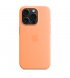 Чехол Apple iPhone 15 Pro Silicone Case with MagSafe Orange Sorbet (MT1H3)