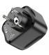 Мережевий зарядний пристрій Hoco NS3 (1EU+2USB/QC 3.0 + PD20W) Black