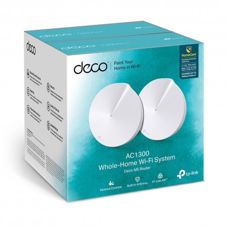 Маршрутизатор (роутер) TP-LINK Deco M5 AC1300 Mesh (2 шт) (DECO-M5-2-PACK)