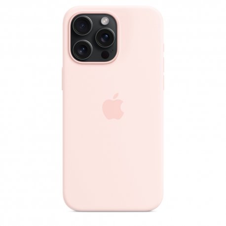 Чохол Apple iPhone 15 Pro Max Silicone Case with MagSafe Light Pink (MT1U3)
