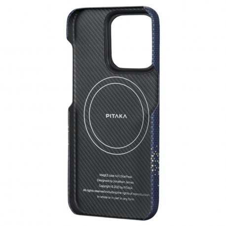 Чохол Pitaka MagEZ Case 4 StarPeak Milky Way Galaxy для iPhone 15 Pro (KI1501PMYG)
