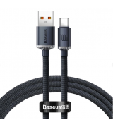Кабель Baseus Crystal Shine Series USB to Type-C 100W 1.2m Black (CAJY000401)