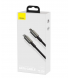 Кабель Baseus Tungsten Gold Fast Charging Type-C to Lightning PD 20W (2m) (Black) (CATLWJ-A01)