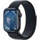 Apple Watch Series 9 41mm (GPS) Midnight Aluminum Case with Midnight Sport Loop (MR8Y3)