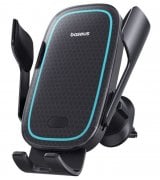 Автодержатель с БЗУ Baseus Milky Way Pro 15W Black (C40357000111-00)