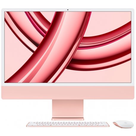Apple iMac 24" 4.5К M3 Chip 8/256GB 8GPU 2023 Pink (MQRD3)