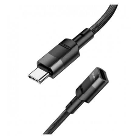 Кабель Hoco U107 Type-C to Type-C (1.2м) Black