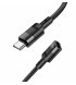 Кабель Hoco U107 Type-C to Type-C (1.2м) Black