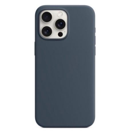 Чохол Monblan Magnetic Silicone Series для iPhone 15 Pro Max MagSafe Storm Blue