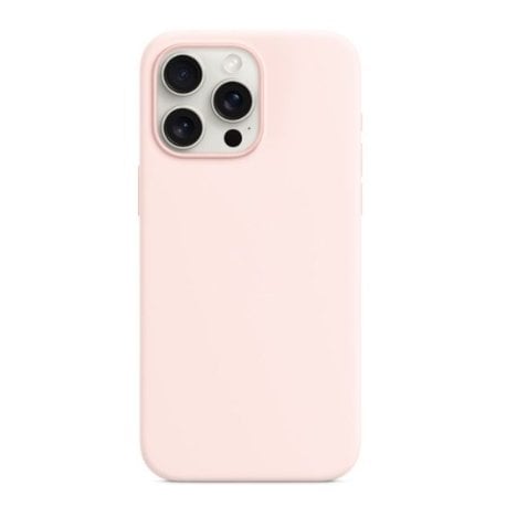 Чохол Monblan Magnetic Silicone Series для iPhone 15 Pro Max MagSafe Light Pink