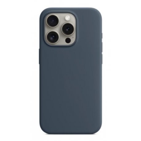 Чехол Monblan Magnetic Silicone Series для iPhone 15 Pro MagSafe Storm Blue