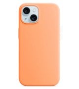 Чехол Monblan Magnetic Silicone MagSafe Series для iPhone 15 Orange Sorbet