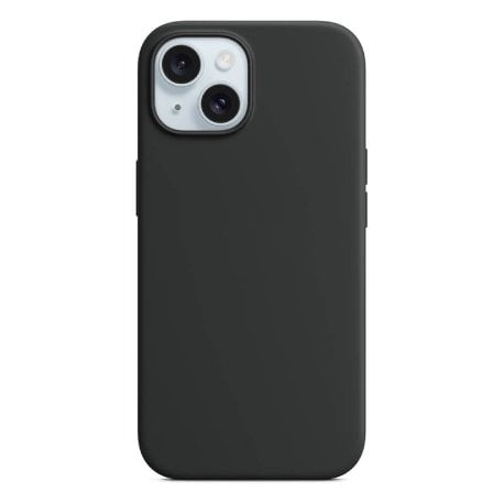 Чехол Monblan Magnetic Silicone Series для iPhone 15 MagSafe Black