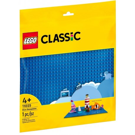 Конструктор LEGO Classic синя базова пластина (11025)