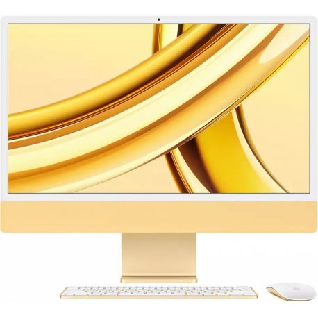 Apple iMac 24" 4.5К M3 Chip 8/256GB 10GPU 2023 Yellow (Z19F)