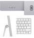 Apple iMac 24" 4.5К M3 Chip 8/512GB 10GPU 2023 Silver (MQRK3)