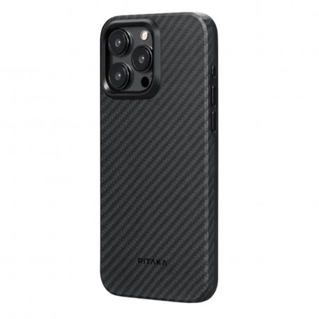 Чохол Pitaka MagEZ Case Pro 4 Twill 1500D для iPhone 15 Pro Black/Grey (KI1501PP)