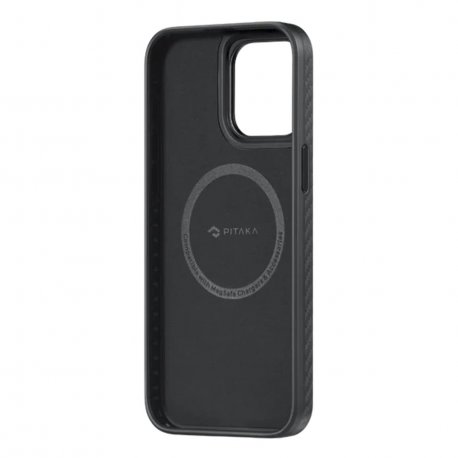 Чохол Pitaka MagEZ Case Pro 4 Twill 1500D для iPhone 15 Pro Black/Grey (KI1501PP)