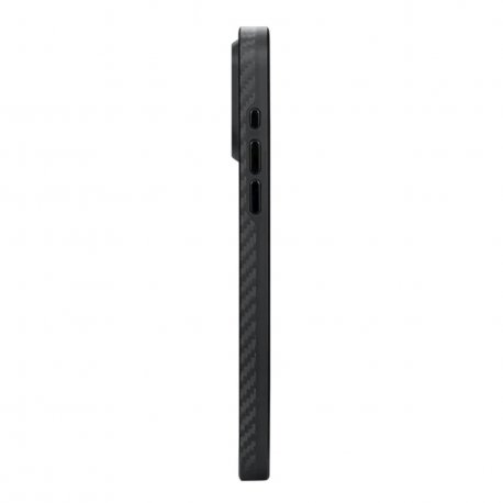 Чехол Pitaka MagEZ Case Pro 4 Twill 1500D для iPhone 15 Pro Black/Grey (KI1501PP)