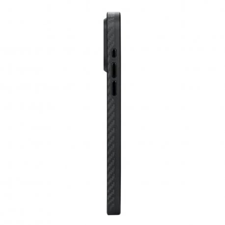 Чохол Pitaka MagEZ Case Pro 4 Twill 1500D для iPhone 15 Pro Black/Grey (KI1501PP)