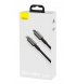 Кабель Baseus Tungsten Gold Fast Charging Type-C to Lightning PD 20W (1m) Black (CATLWJ-01)