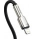 Кабель Baseus Cafule Metal Type-C to Lightning PD 20W (2m) Black (CATLJK-B05)