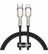 Кабель Baseus Cafule Metal Type-C to Lightning PD 20W (2m) Black (CATLJK-B01)