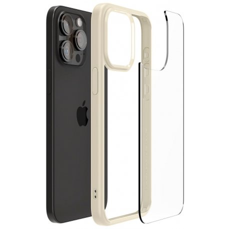 Чехол Spigen Ultra Hybrid для iPhone 15 Pro Max Mute Beige (ACS06571)