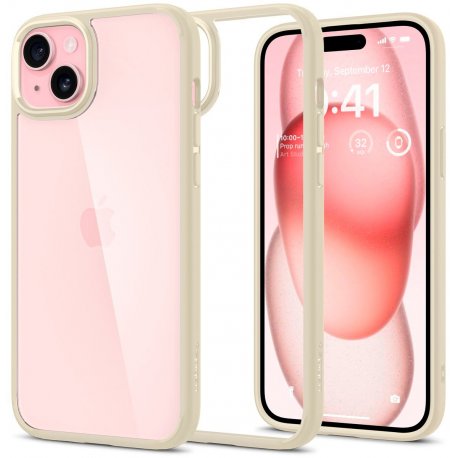 Чехол Spigen Ultra Hybrid для iPhone 15 Mute Beige (ACS06800)